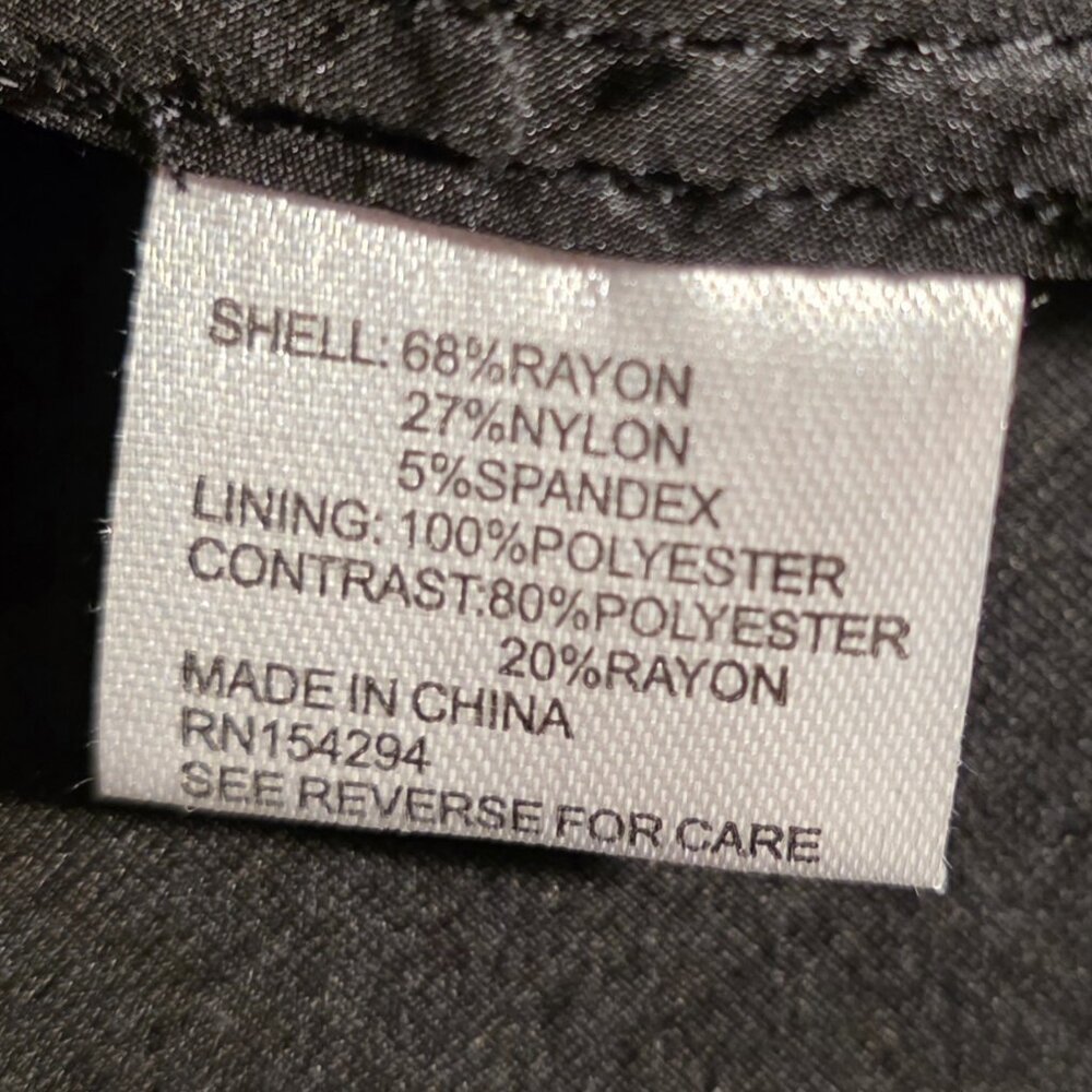 NWOT EVEREVE (MED) Jones St. Varsity Stripe Black Blazer - Picture 12 of 12